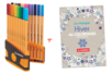 livre coloriage art thérapie stabilo - Feutres pointes fines – 10doigts.fr