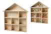 Maison étagère  en bois - Suspensions et déco murale – 10doigts.fr