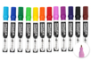 Marqueurs permanents multi-surfaces - 12 couleurs - Marqueurs permanents - 10doigts.fr