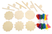 materiel kit string art fleurs en bois - Kits créatifs fête des mères – 10doigts.fr