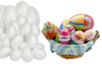 maxi assortiment oeuf polystyrène - Formes de fêtes - Polystyrène – 10doigts.fr