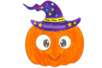 maxi citrouille coloriage - Supports d'Halloween à décorer – 10doigts.fr