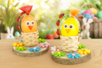 Bricolage enfant Paques Poussin oeuf - Activités manuelles DIY Pâques – 10doigts.fr