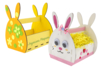 Panier lapin bois paques - Paniers en bois – 10doigts.fr