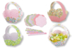 Paniers fleuris - Activités manuelles DIY Pâques – 10doigts.fr