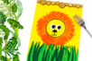 Peinture Fourchette Lion - Activités manuelles peinture – 10doigts.fr