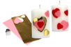 plaques de cires coeurs - Décorations Bougies – 10doigts.fr
