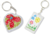 Porte-clef en plastique transparent - Activités manuelles fête des mères – 10doigts.fr