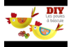 Poules à bascule avec assiettes en carton - Activités manuelles DIY Pâques – 10doigts.fr