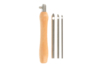 Punch Needle en bois pour laine + 3 aiguilles - Punch Needle – 10doigts.fr