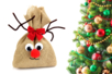 Renne de Noël en toile de jute - Rembourrage – 10doigts.fr