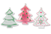 sapin décoré suspension - Plastique Transparent – 10doigts.fr