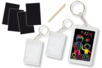 Set de 2 porte-clefs avec décors en carte à gratter + 2 grattoirs - Porte-clés – 10doigts.fr