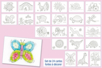 Set de 24 cartes fortes - Activités manuelles flocons de maïs – 10doigts.fr