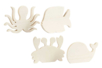 Set de 4 animaux marin en bois  - Animaux en bois – 10doigts.fr