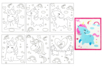 Set de 6 cartes à sabler ou pailleter 13x16cm Licornes - Sables colorés – 10doigts.fr