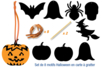 Set de 8 motifs Halloween en carte à gratter - Cartes à gratter, à poinçonner – 10doigts.fr