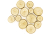 Set d’environ 10 rondelles rondes en bois (ø assortis de 2,5 à 5 cm - Epaisseur : 8 mm) - Décors nature – 10doigts.fr
