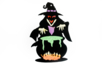 sorcière vitrail - Kits créatifs Halloween – 10doigts.fr