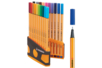 Stabilo Point 88 (pointe fine) - 20 couleurs - Feutres pointes fines – 10doigts.fr
