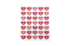 Stickers coeur avec strass - 35 stickers - Stickers Fantaisies – 10doigts.fr