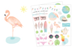 stickers plage summer - Thème Printemps - Eté – 10doigts.fr