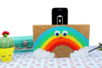 Support pour Smartphone Arc en ciel - Supports en Liège – 10doigts.fr