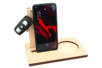 support téléphone en bois en kit - Objets pour le bureau – 10doigts.fr