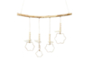 suspension en bois macramé - Suspensions et déco murale – 10doigts.fr