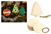 Suspensions en bois à décorer - formes au choix - Objets en bois Noël – 10doigts.fr