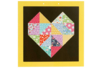 tableau coeur patchwork - Kits créatifs en Papier – 10doigts.fr