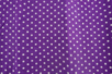 tissu coton violet pois blanc - Coupons de tissus – 10doigts.fr