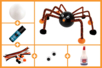 tuto araignée pompons halloween - Accessoires créatifs Halloween – 10doigts.fr