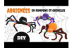 tuto araignées halloween - Activités manuelles Halloween – 10doigts.fr