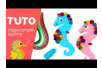 Tuto Quilling Hippocampe - Activités manuelles océan – 10doigts.fr