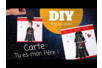 Tutoriel vidéo : carte fête des pères "TU ES MON PÈRE !" - Activités manuelles fête des pères – 10doigts.fr
