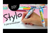 Tutoriel vidéo : Stylo à personnaliser - Activités manuelles objets décorés – 10doigts.fr