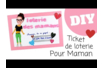 Tutoriel vidéo : Ticket de loterie pour la fête des mères  - Activités manuelles fête des mères – 10doigts.fr