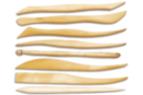 Grands ébauchoirs en bois - 8 pièces - Outils de Modelage - 10doigts.fr