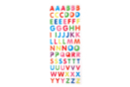 Stickers alphabet en epoxy - Gommettes Alphabet, messages - 10doigts.fr
