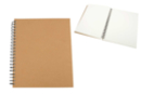 Album blanc, couverture kraft  - 23 x 28 cm - Albums et carnets - 10doigts.fr