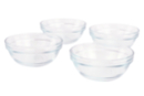 Bols en verre 20 cl - 4 pièces - Supports en Verre - 10doigts.fr
