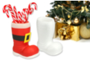 Botte de Père Noël en polystyrène - Formes de fêtes - Polystyrène - 10doigts.fr