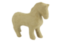 Cheval en papier mâché 12 cm - Animaux en carton - 10doigts.fr