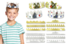 Couronnes métallisées or et argent - 12 pièces - Couronnes et Chapeaux pour Carnaval : Loisirs Créatifs pour Enfants - 10doigts.fr