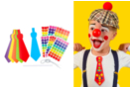 Kit cravates + gommettes colorées - 6 pièces - Kits créatifs gommettes - 10doigts.fr