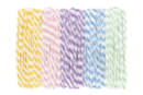 Ficelles baker twine, Ø 2 mm - 5 couleurs - Fil coton, échevette - 10doigts.fr