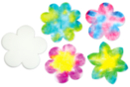 Fleurs en papier diffuseur - 80 feuilles - Papier diffuseur - 10doigts.fr