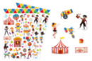 Gommettes “Cirque” - 110 pcs - Gommettes Anniversaire - 10doigts.fr