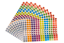 Maxi lot gommettes holographiques - 1760 pcs - Gommettes formes assorties - 10doigts.fr